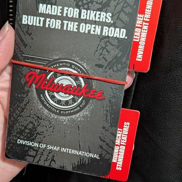 NEW Real Biker Leather Milwaukee MMC20000 Foxy Womens Jacket XL Biker Moto NWT - Picture 14 of 16